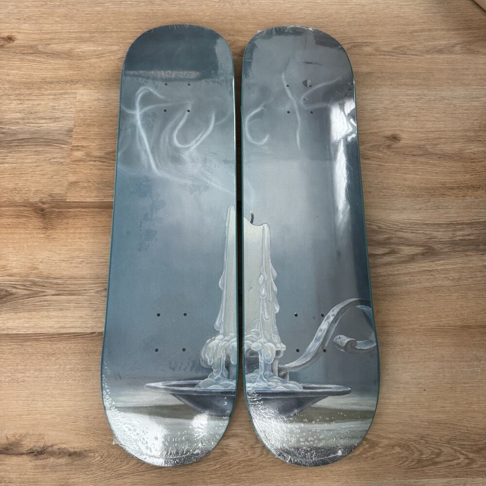 2021 Supreme Dan Colen NYC F/uck Candle Skateboard Deck Set SEALED NEW